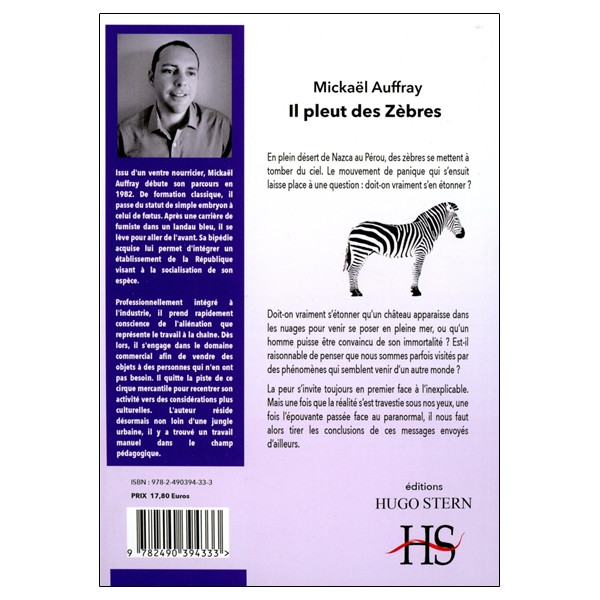 Il pleut des Zèbres