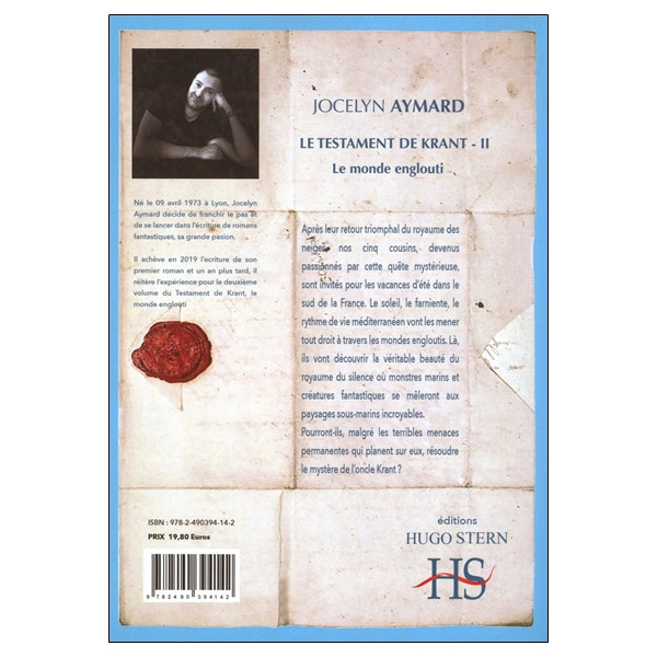 Le testament de Krant - Le monde englouti Tome 2