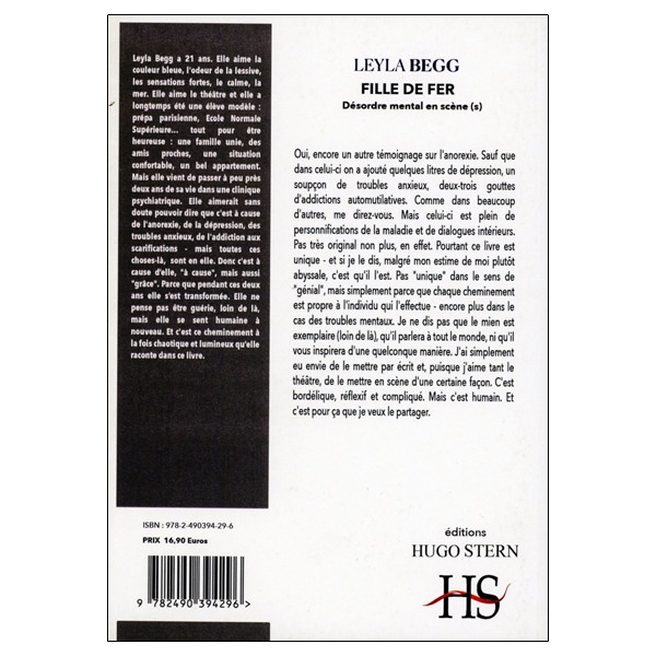Fille de fer - Désordre mental en scène(s)