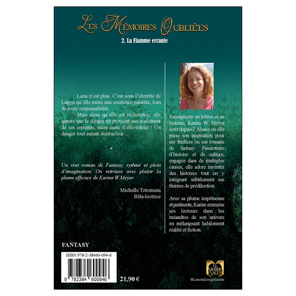 Les Mémoires Oubliées Tome 2 - La Flamme errante