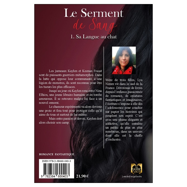 Le Serment de Sang Tome 1 - Sa Langue au chat