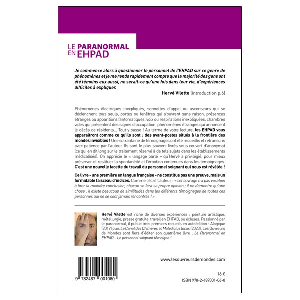 Le paranormal en EHPAD - Le personnel soignant témoigne !