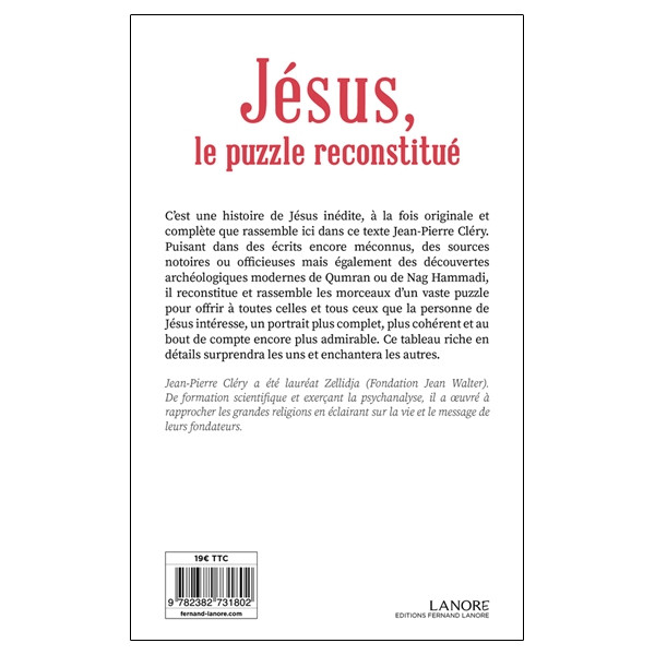 Jésus, le puzzle reconstitué