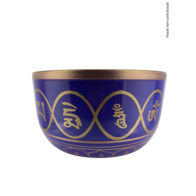 Bol Chantant Aluminium Violet Bouddha Katora env 30 cm