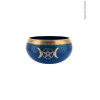 Bol Chantant Bleu Triple Lune env 11 cm