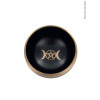 Bol Chantant Noir Triple Lune env 11 cm