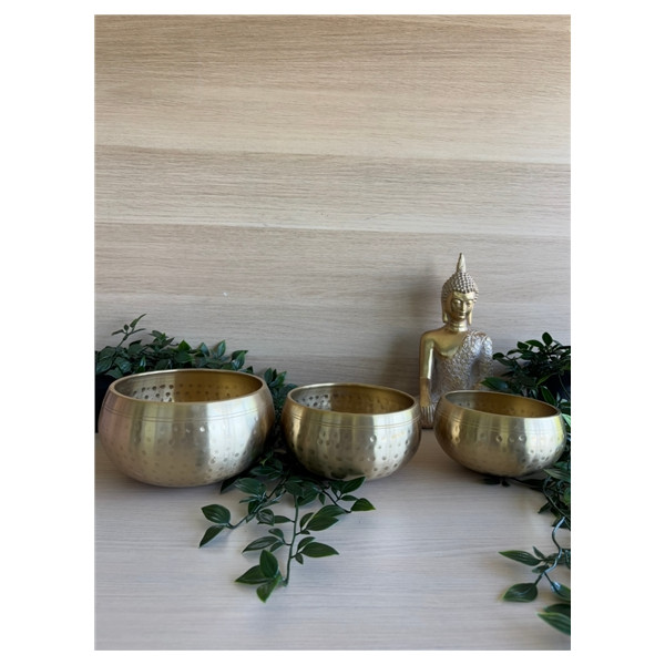 Bol Chantant Martelé env 15 cm