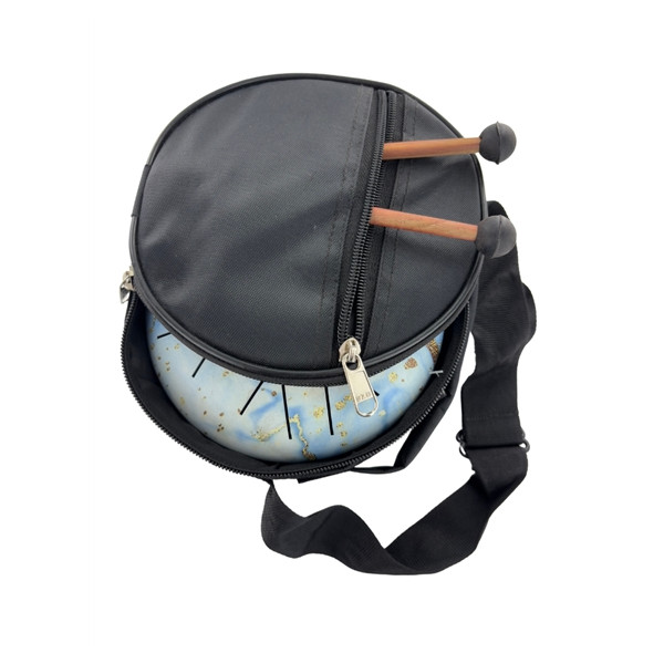 Tongue Drum Bleu et Doré 17 cm