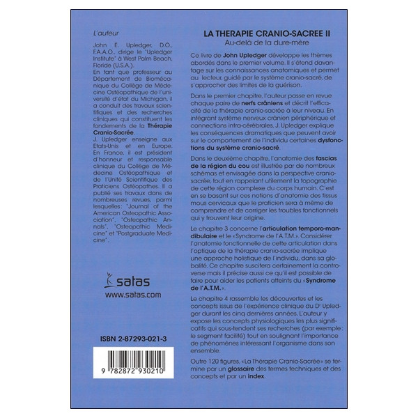 La thérapie cranio-sacrée Tome 2 - Au-delà de la dure-mère