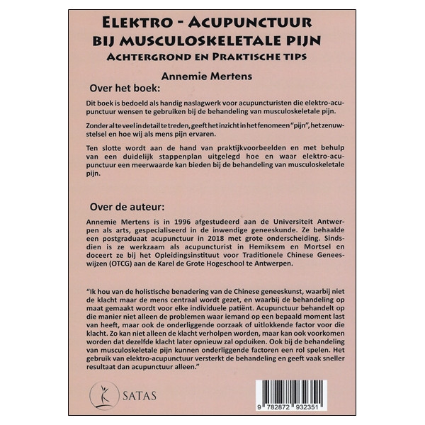 Elektro-Acupunctuur bij musculoskeletale pijn - Achtergrond en tips