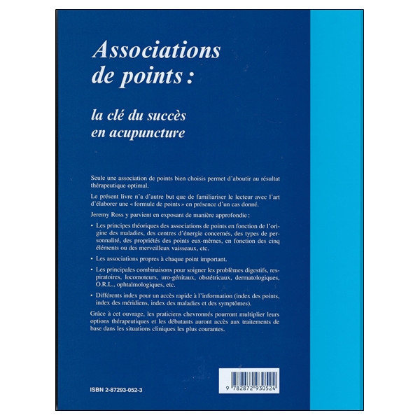 Associations de points : la clé du succès en acupuncture