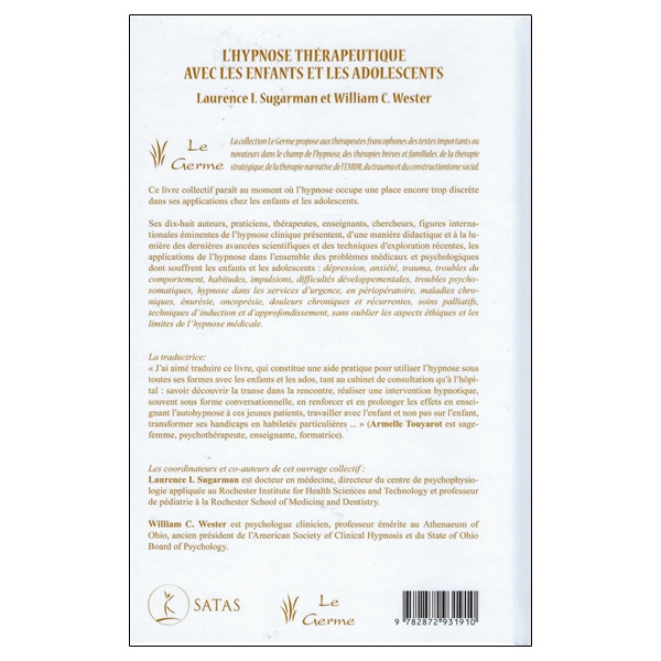 L'hypnose thérapeutique avec les enfants et les adolescents
