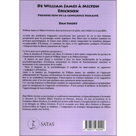 De William James à Milton Erickson - Prendre soin de la conscience humaine