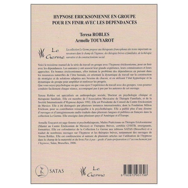 Hypnose Ericksonienne en groupe pour en finir avec les dépendances