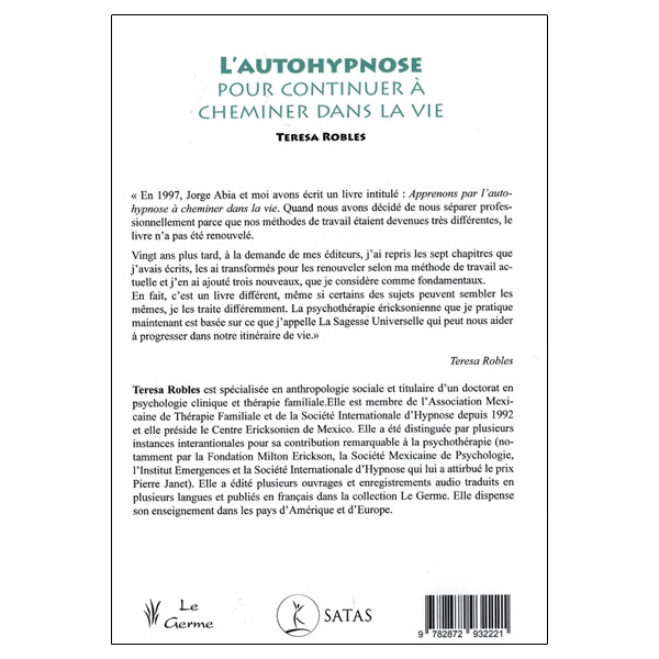 L'autohypnose pour continuer à cheminer dans la vie