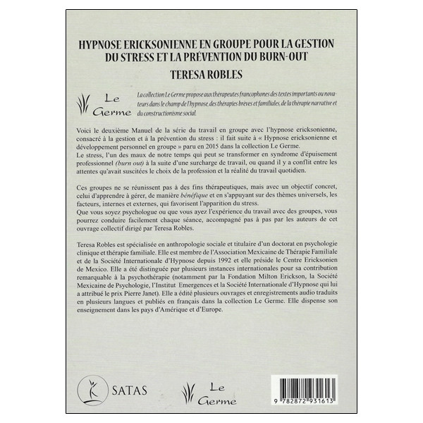 Hypnose ericksonienne en groupe pour la gestion du stress et la prévention du burn-out