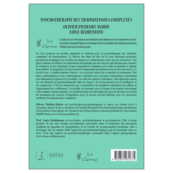Psychothérapie des traumatismes complexes - Une approche intégrative basée sur la théorie des états du Moi et des techniques hyp