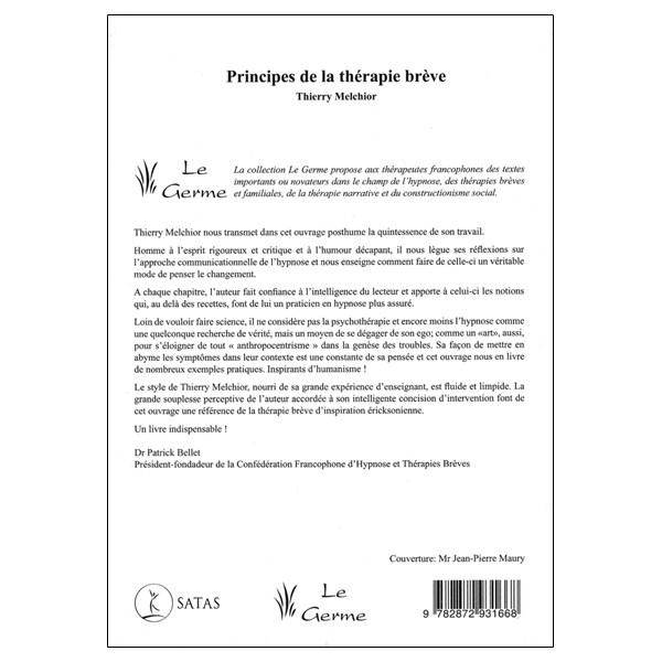 Principes de la thérapie brève