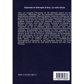 La Note bleue - Hypnose et thérapie brève