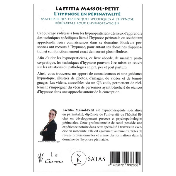 L'hypnose en périnatalité - Maîtriser des techniques spécifiques à l'hypnose périnatale pour l'hypnopraticien