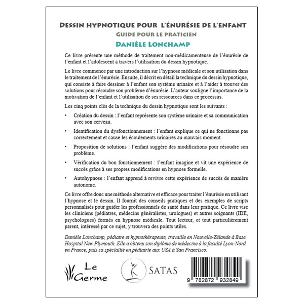 Dessin hypnotique pour l'énurésie de l'enfant - Guide pour le praticien