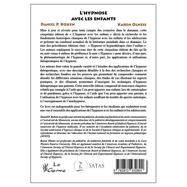 L'hypnose avec les enfants