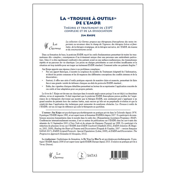 La `Trousse à outils` de l'EMDR - Théorie et traitement de l'ESPT complexe et de la dissociation