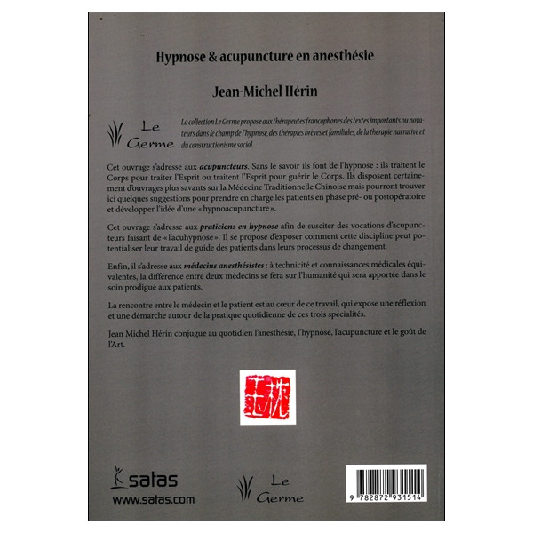 Hypnose & acupuncture en anesthésie