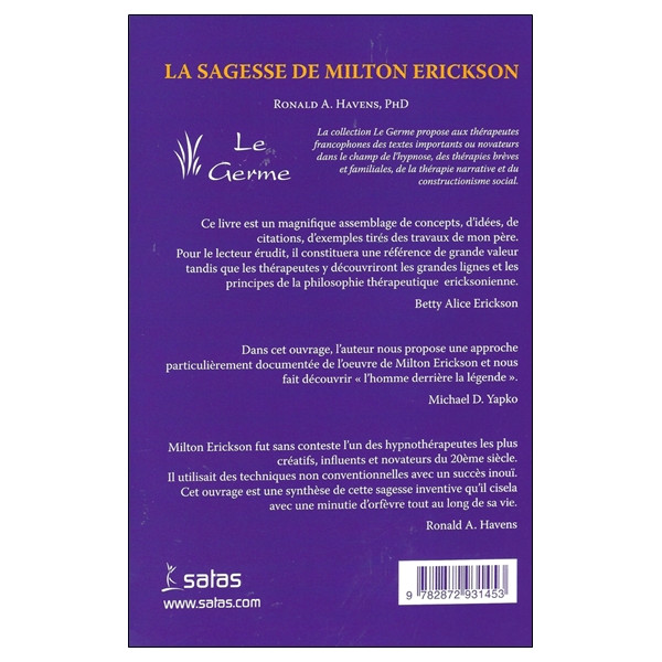 La sagesse de Milton Erickson