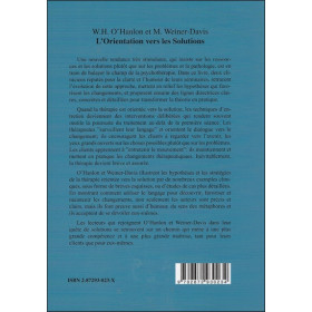 L'orientation vers les solutions - Une approche nouvelle en psychothérapie