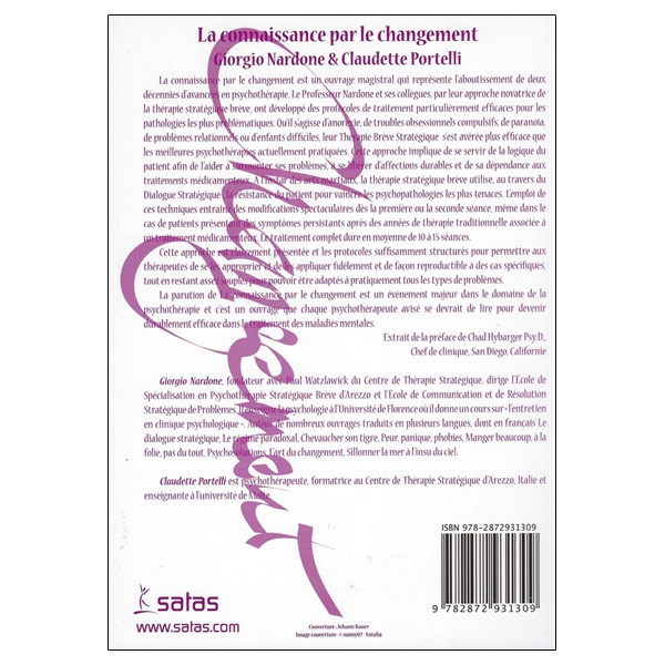 La connaissance par le changement - L'évolution de la thérapie brève stratégique