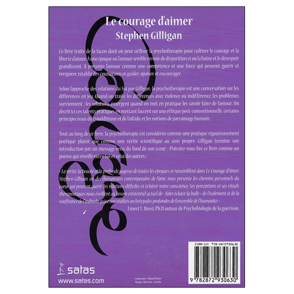Le courage d'aimer - Principes et mise en pratique de la thérapie des relations du soi