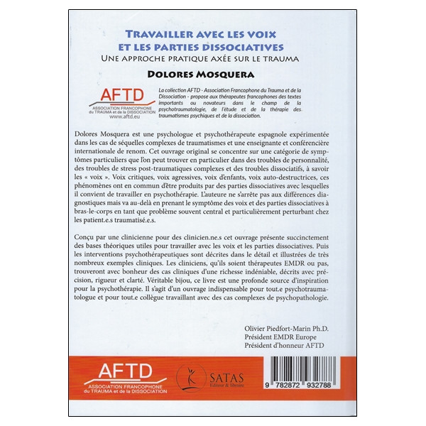 Travailler avec les voix et les parties dissociatives - Une approche pratique axée sur le trauma