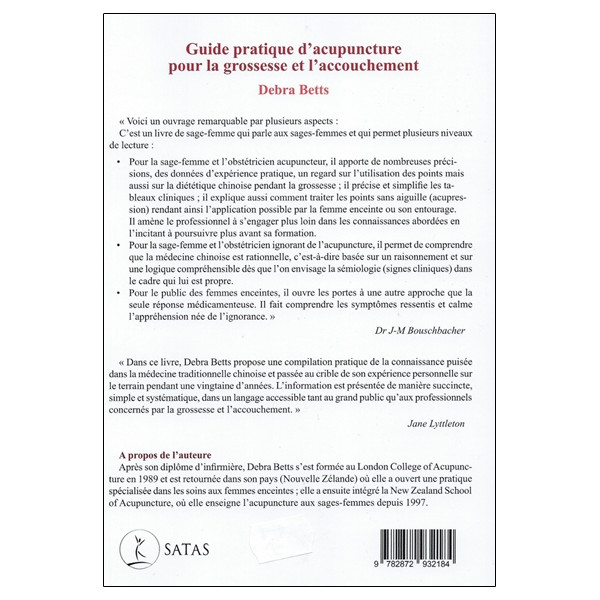 Guide pratique d'acupuncture pour la grossesse et l'accouchement