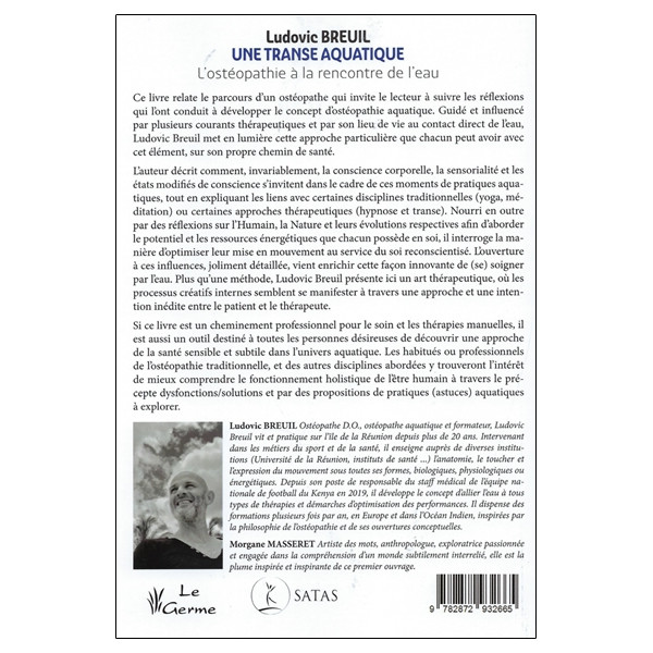 Une transe aquatique - L'ostéopathie à la rencontre de l'eau