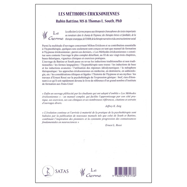 Les méthodes éricksoniennes
