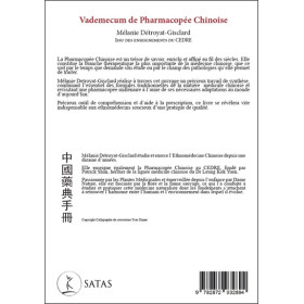 Vademecum de pharmacopée chinoise - Issu des enseignements du CEDRE
