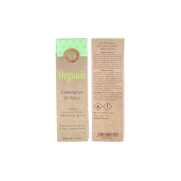 Spray de purification Organic Citronnelle et Epices