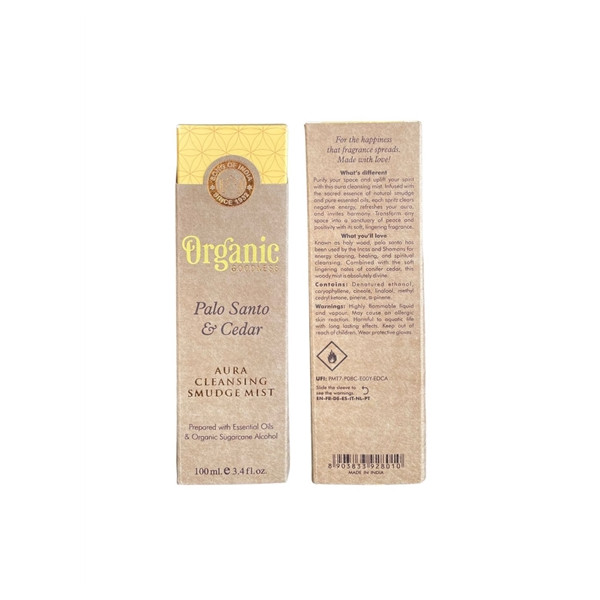 Spray de purification Organic Palo Santo et Cèdre