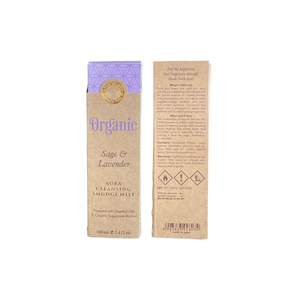 Spray de purification Organic Sauge et Lavande