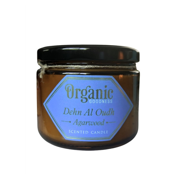Bougie parfumée Organic en Cire végétale Bois d'Oud 200 grs