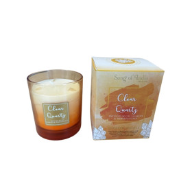 Bougie parfumée Pierres de Guérison Cristal de roche 200 g