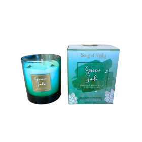 Bougie parfumée Pierres de Guérison Jade vert 200 g