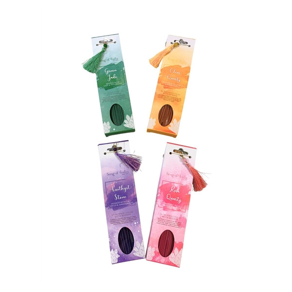 Encens Bâton Pierres de guérison Jade vert