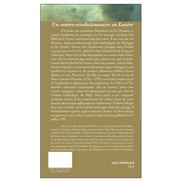 Marc Antoine Charrier ou l'Honneur de Dieu