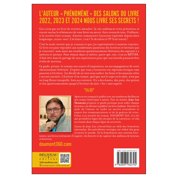 Comment écrire un thriller à succès ! Mes secrets d'écriture