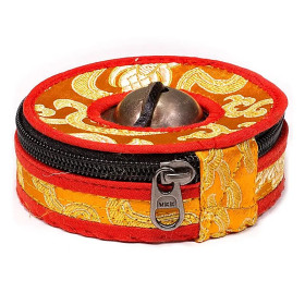 Housses pour cymbales orange/rouge grand modèle -- 9 cm