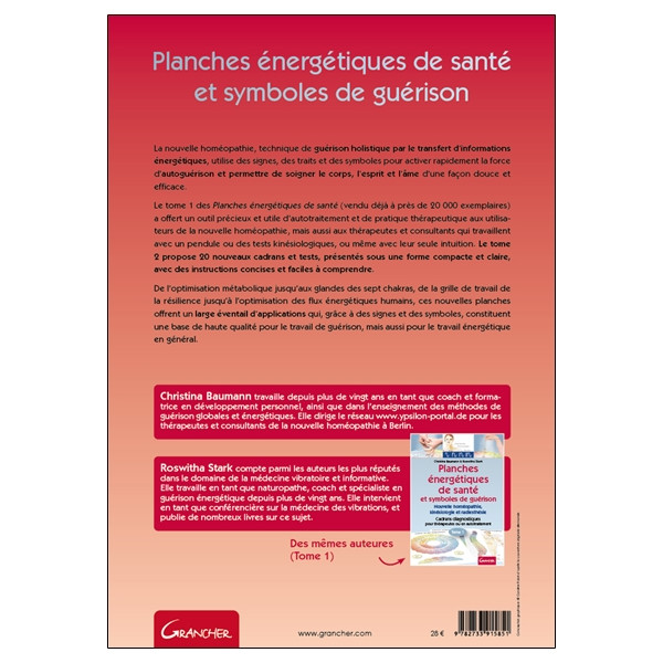 Planches énergétiques de santé et symboles de guérison Tome 2 - 20 nouveaux cadrans diagnostiques pour thérapeutes