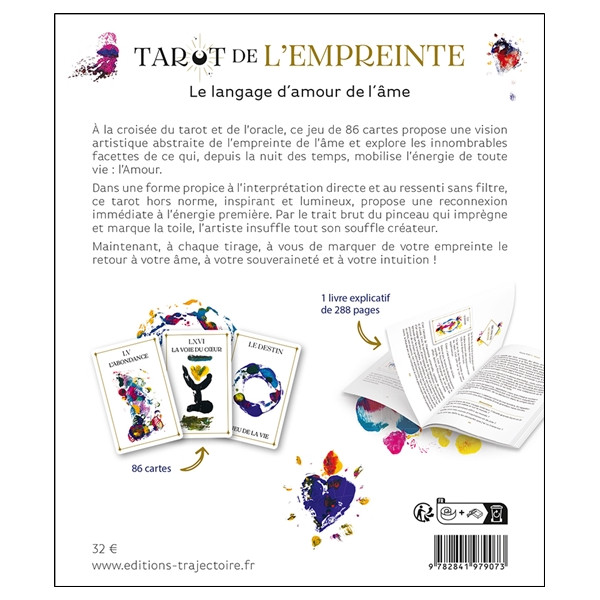 Tarot de l'empreinte - 86 cartes et 1 livre - Coffret