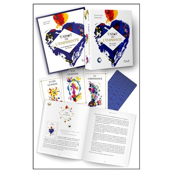 Tarot de l'empreinte - 86 cartes et 1 livre - Coffret